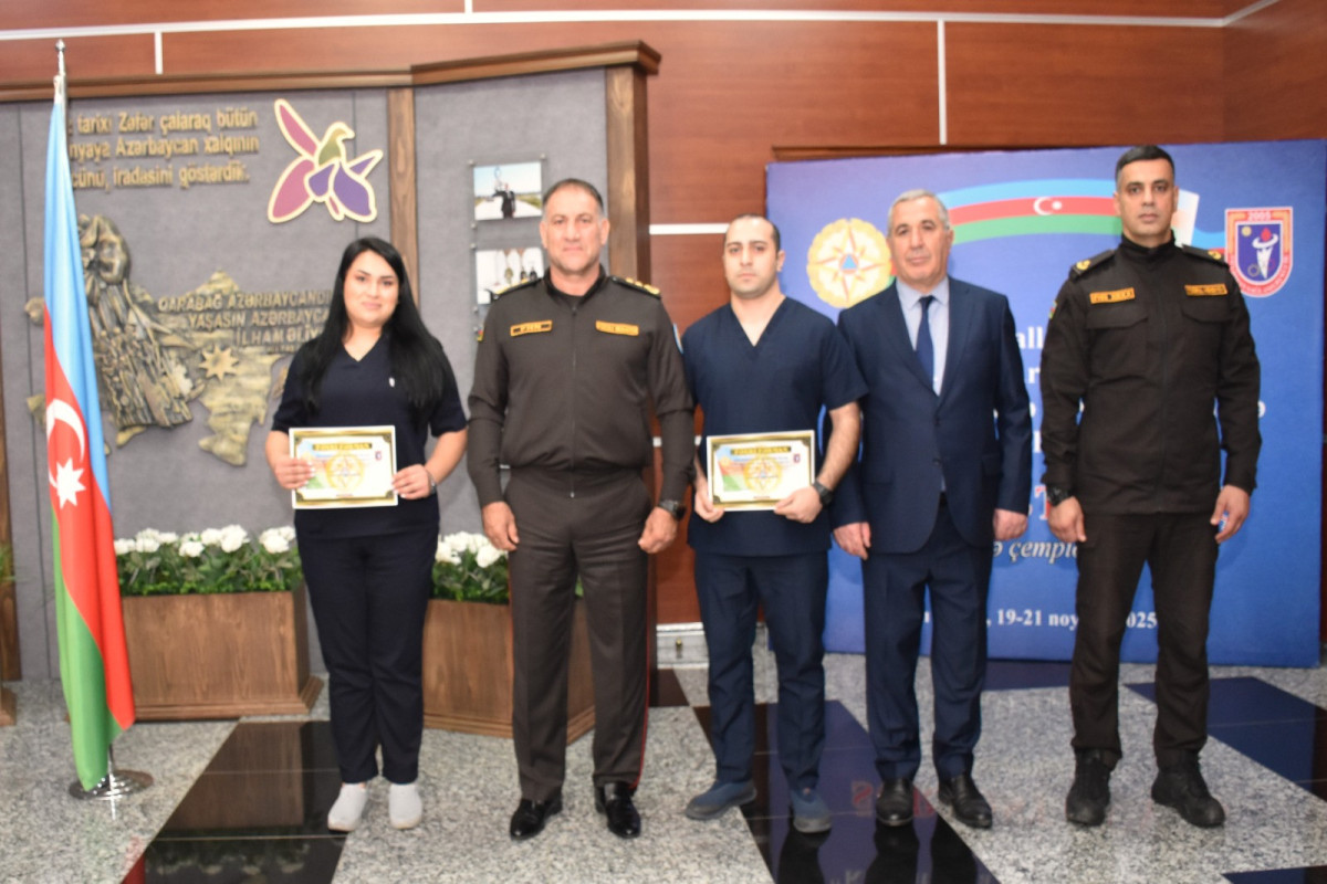 В МЧС Азербайджана подвели итоги чемпионата по вольной борьбе-ФОТО 