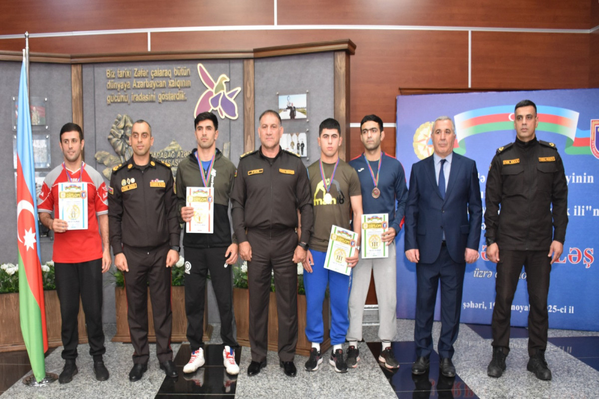 В МЧС Азербайджана подвели итоги чемпионата по вольной борьбе-ФОТО 