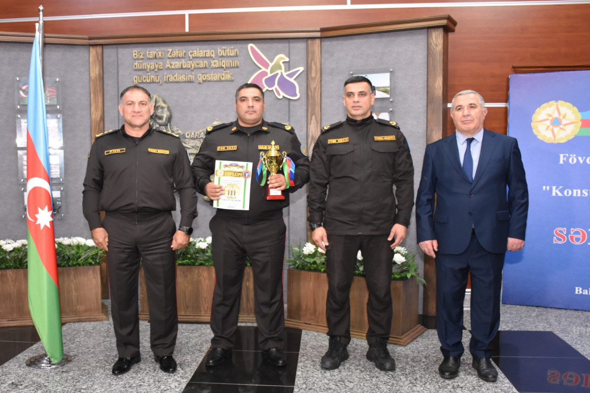 В МЧС Азербайджана подвели итоги чемпионата по вольной борьбе-ФОТО 