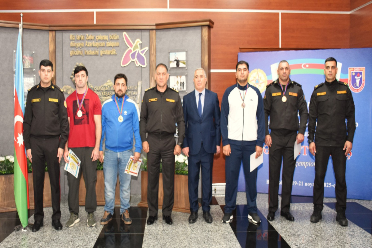 В МЧС Азербайджана подвели итоги чемпионата по вольной борьбе-ФОТО 