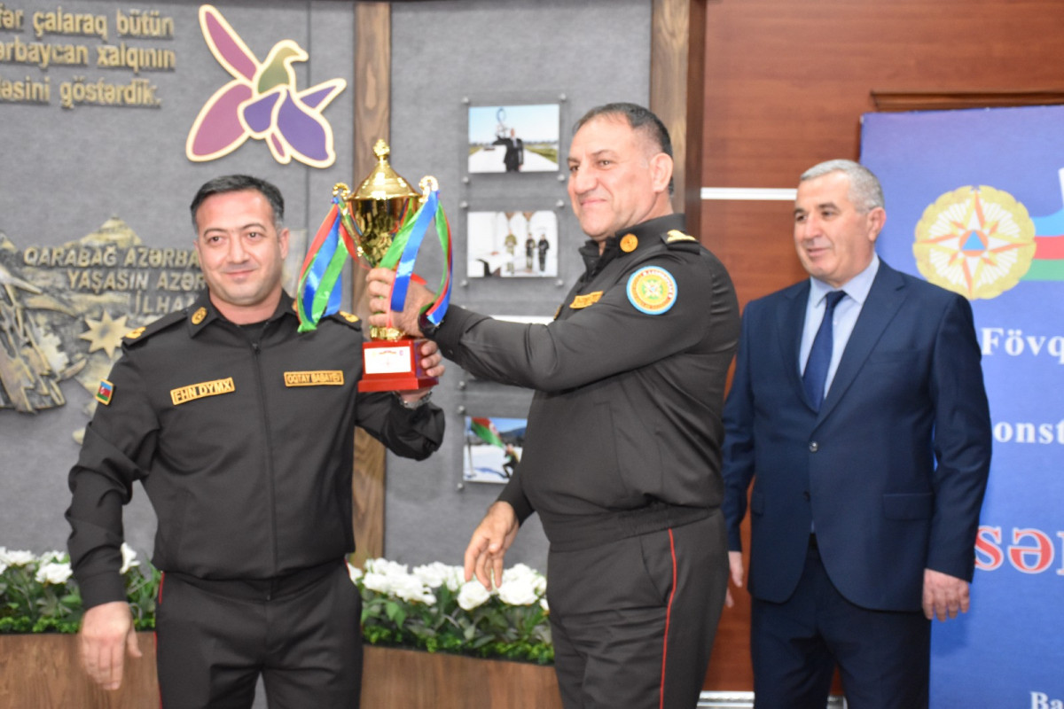 В МЧС Азербайджана подвели итоги чемпионата по вольной борьбе-ФОТО 