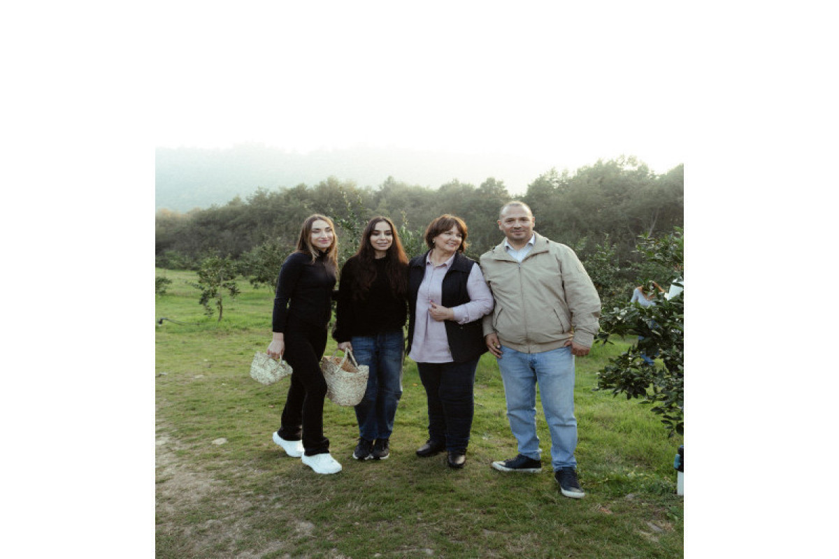 Лейла Алиева, Арзу Алиева и Алена Алиева посетили ферму “Citrus Valley” в Лянкяране-ФОТО 