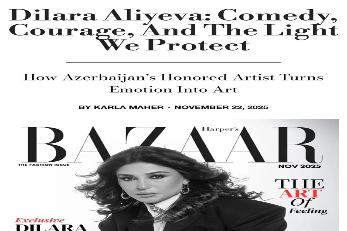 Диляра Алиева украсила обложку легендарного Harper's Bazaar -ФОТО 