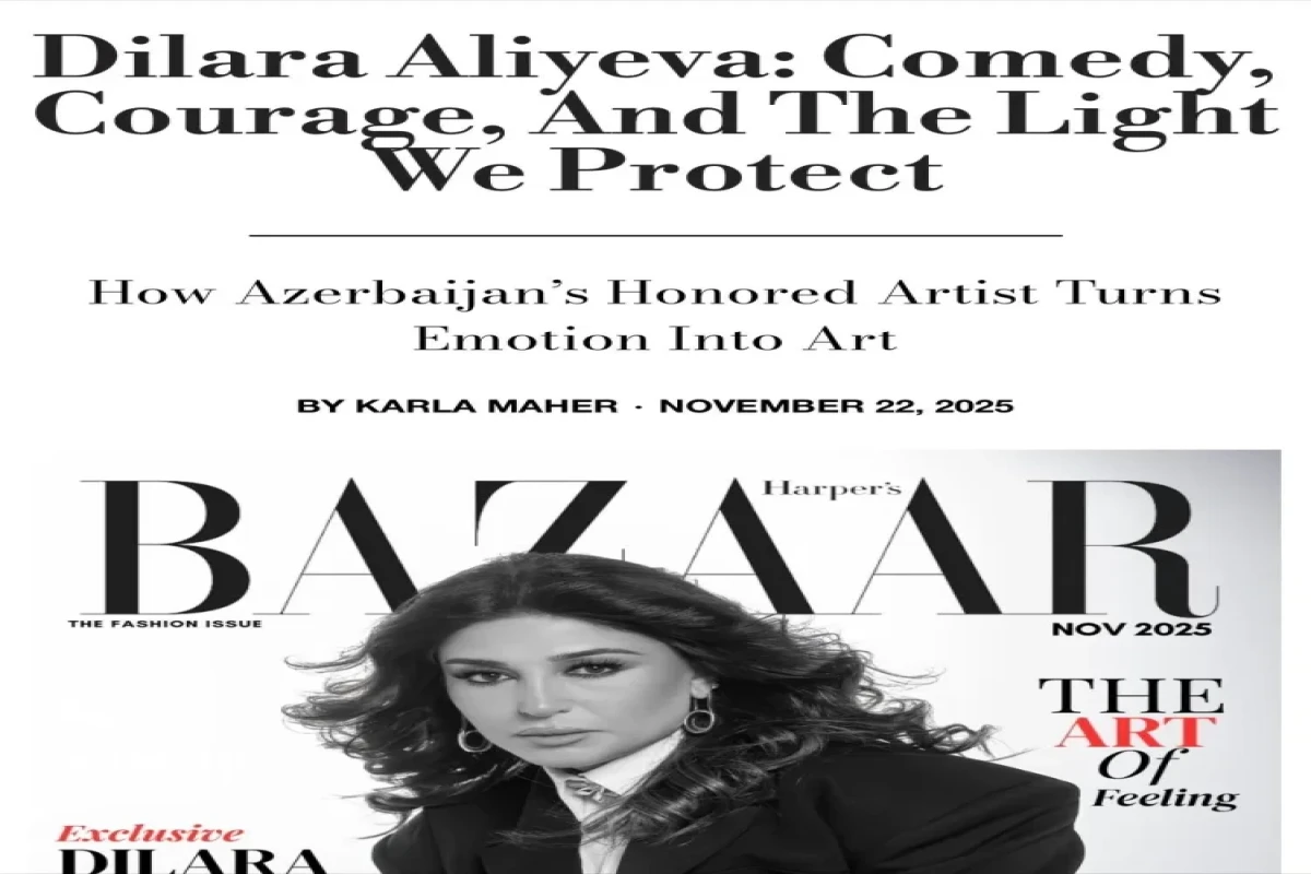 Диляра Алиева украсила обложку легендарного Harper's Bazaar -ФОТО 