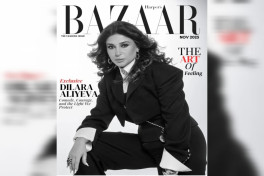 Диляра Алиева украсила обложку легендарного Harper's Bazaar -ФОТО 