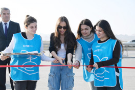 Лейла Алиева приняла участие в открытии нового парка в Гобустане-ФОТО 