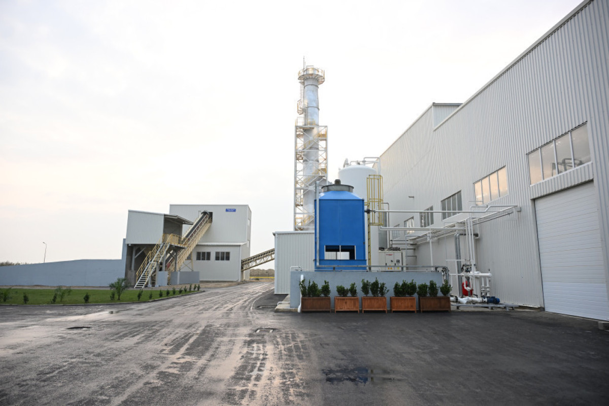 Алиев принял участие в открытии завода минеральной каменной ваты «AZWOOL»-ФОТО 