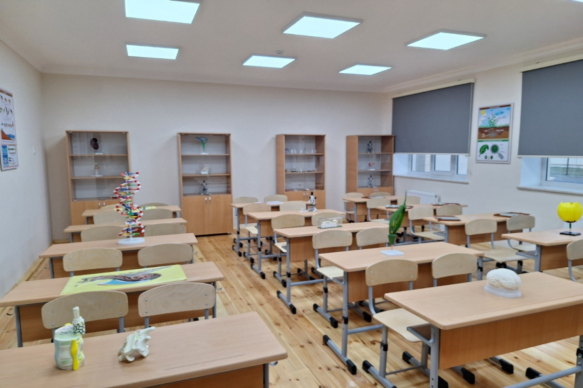 Обновленная школа в Имишли открыла двери после реконструкции-ФОТО 