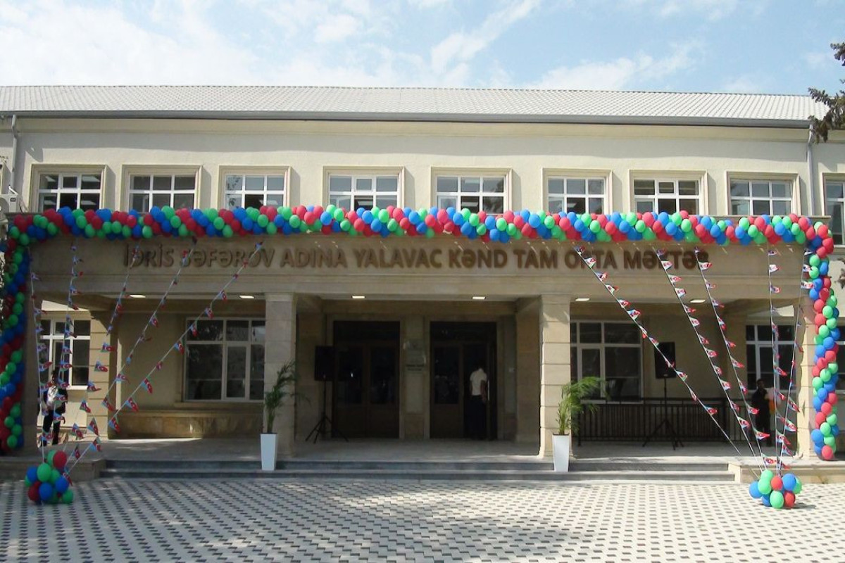 Обновленная школа в Имишли открыла двери после реконструкции-ФОТО 