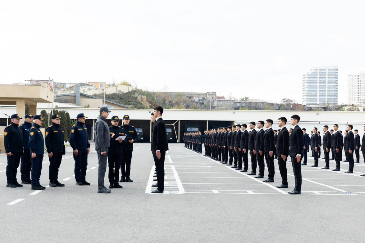 Вилаят Эйвазов провел смотр молодых кандидатов в органы внутренних дел-ВИДЕО 