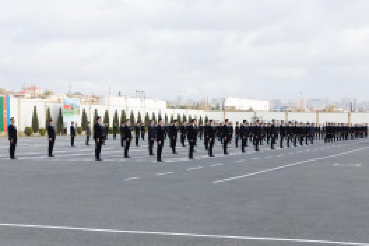 Вилаят Эйвазов провел смотр молодых кандидатов в органы внутренних дел-ВИДЕО 