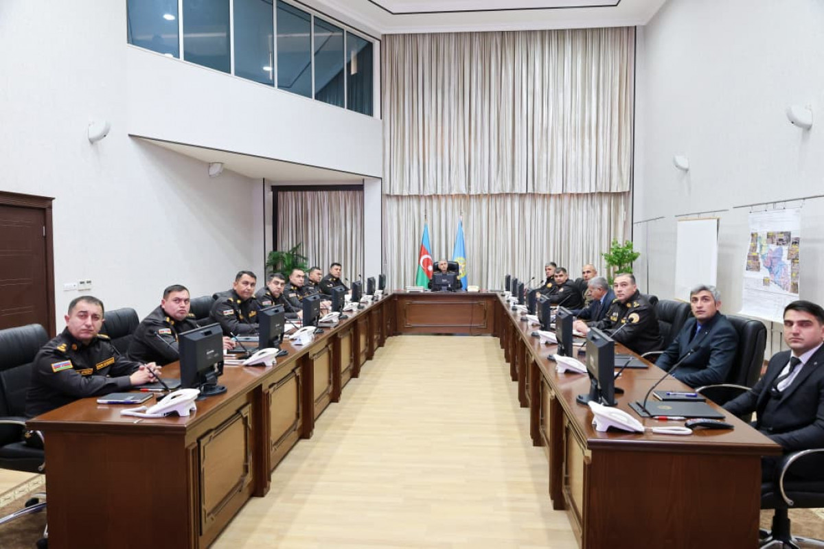 МЧС Нахчывана проверило готовность подразделений на учениях-ФОТО 