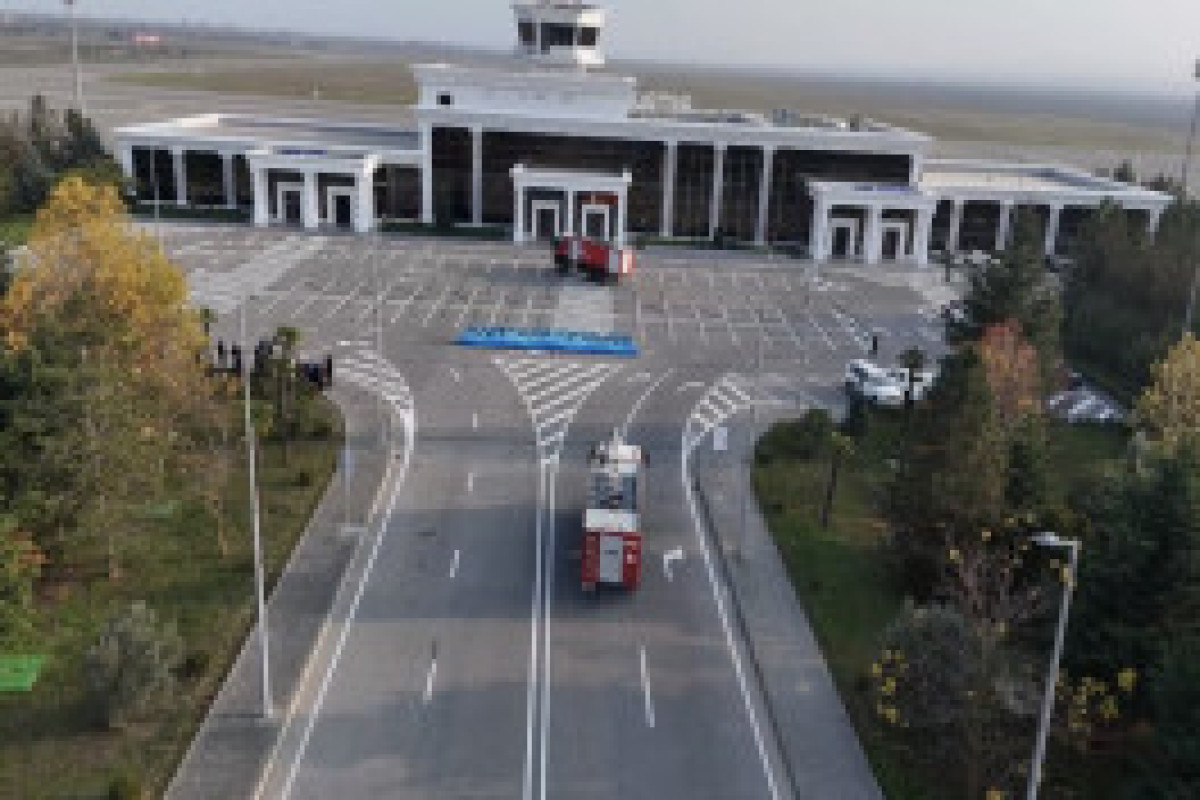 МЧС провело учения по пожарной безопасности в аэропорту Гябялы-ФОТО -ВИДЕО 