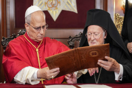 Папа Римский и патриарх Константинопольский