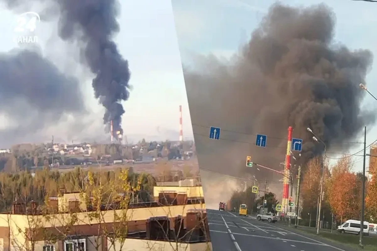 В России горит из крупнейших НПЗ -ВИДЕО 