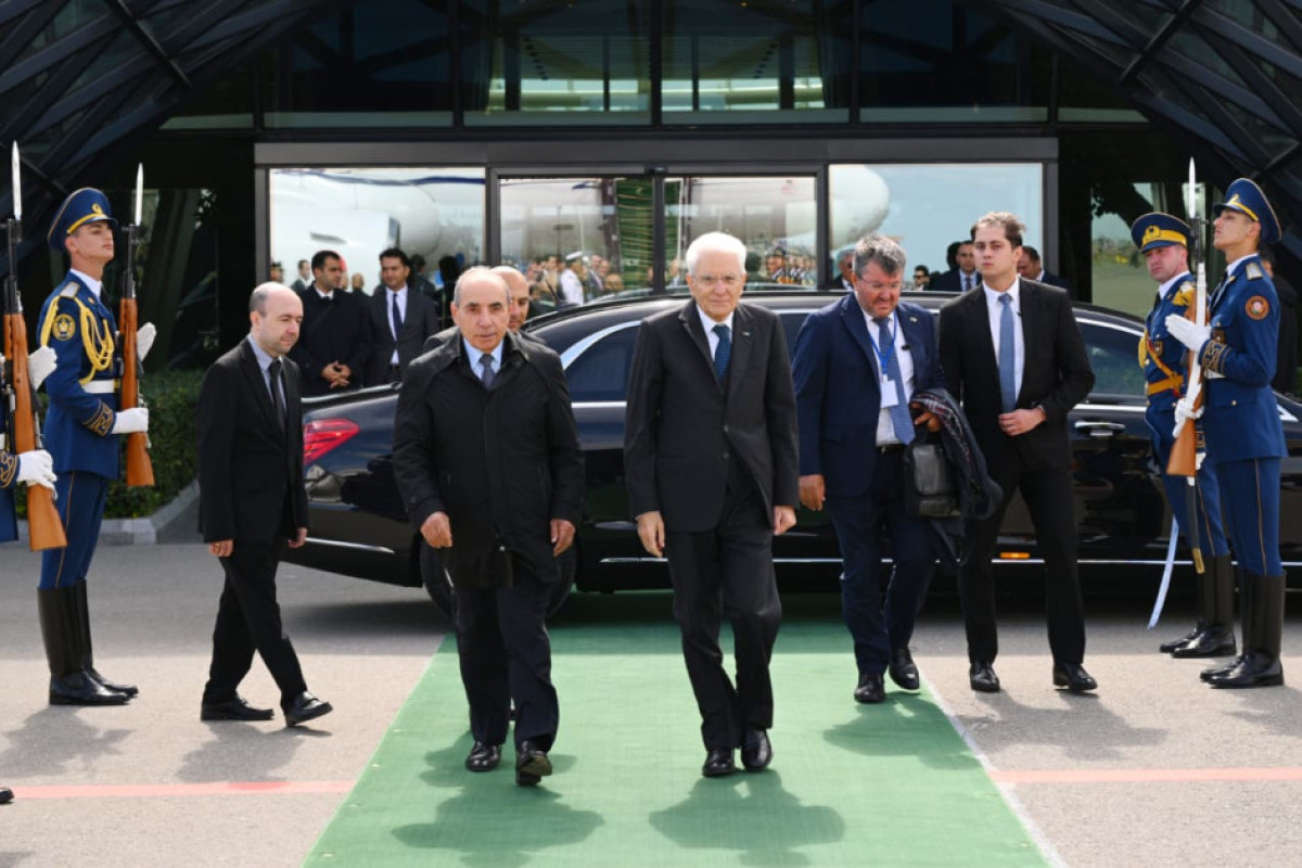 Серджио Маттарелла завершил свой визит в Баку-ФОТО 