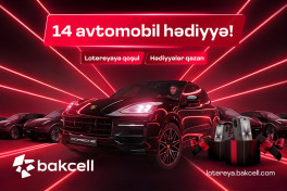Bakcell запустил лотерею с 14 престижными автомобилями и множеством призов
