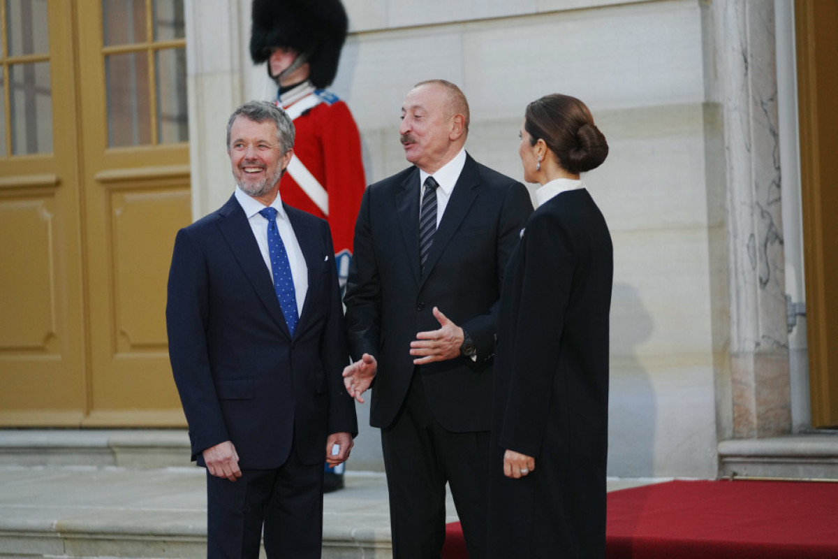Президент Ильхам Алиев принял участие в приеме в Копенгагене