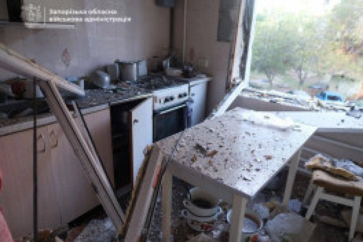 Россия нанесла удар по украинскому городу Запорожье, 1 человек погиб, есть раненые -ФОТО 