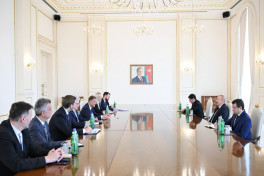 Алиев принял делегацию парламента Хорватии-ФОТО 