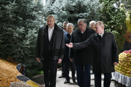 Ильхам Алиев на неформальном ужине глав государств СНГ в Душанбе-ФОТО 
