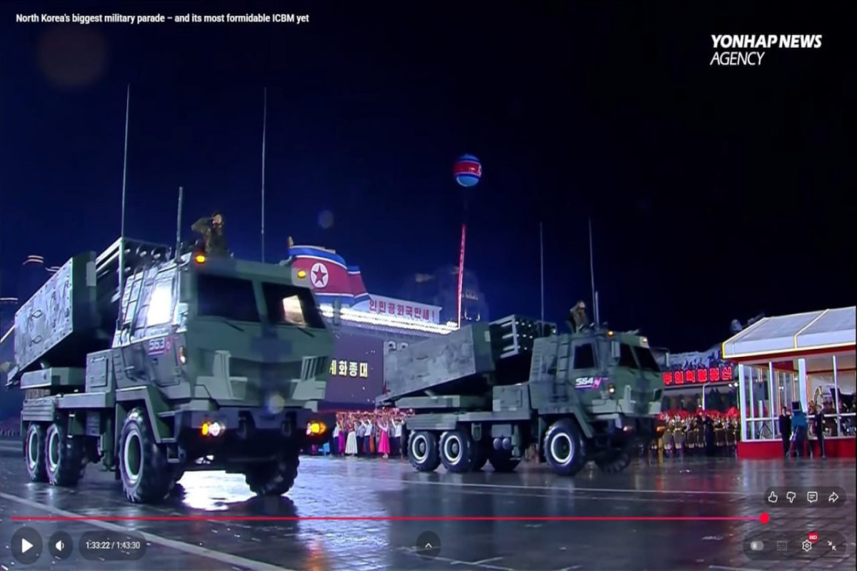 КНДР показала на параде в Пхеньяне «аналог» американской системы HIMARS-ФОТО 