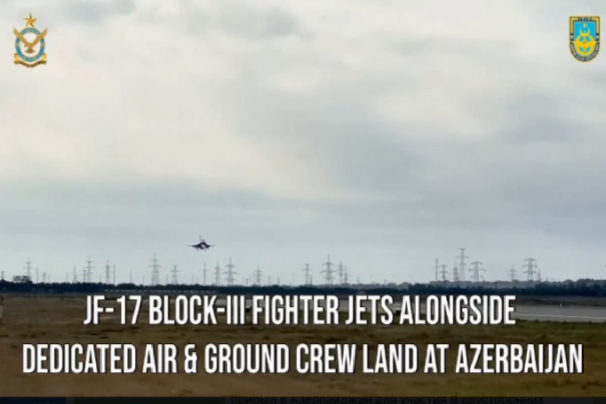 ВВС Пакистана: JF-17 Thunder Block-III прибыли в Азербайджан-ВИДЕО