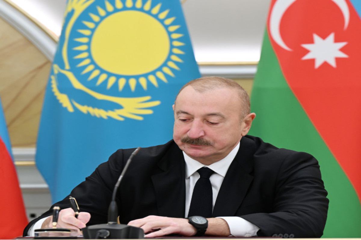 Азербайджан и Казахстан подписали ряд важных документов -ФОТО -ОБНОВЛЕНО 
