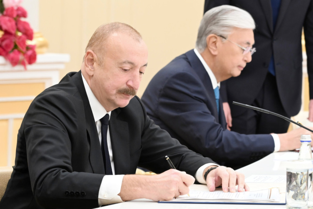 Азербайджан и Казахстан подписали ряд важных документов -ФОТО -ОБНОВЛЕНО 