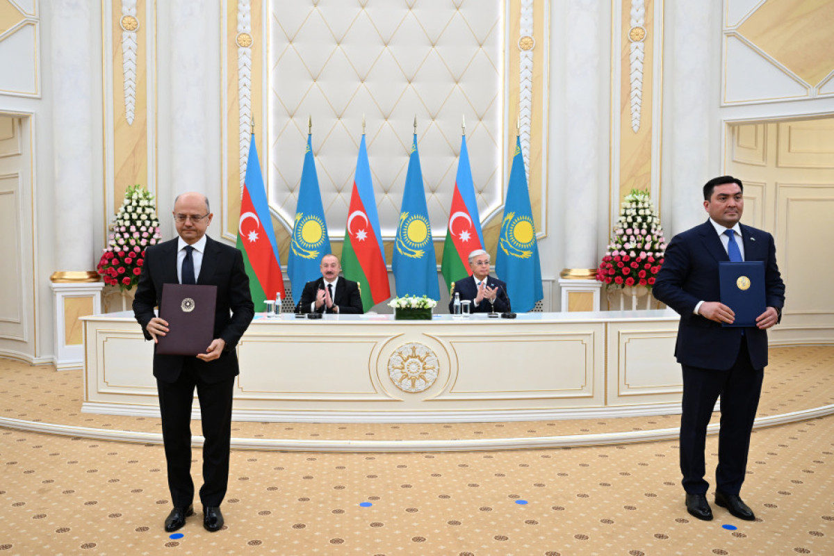 Азербайджан и Казахстан подписали ряд важных документов -ФОТО -ОБНОВЛЕНО 