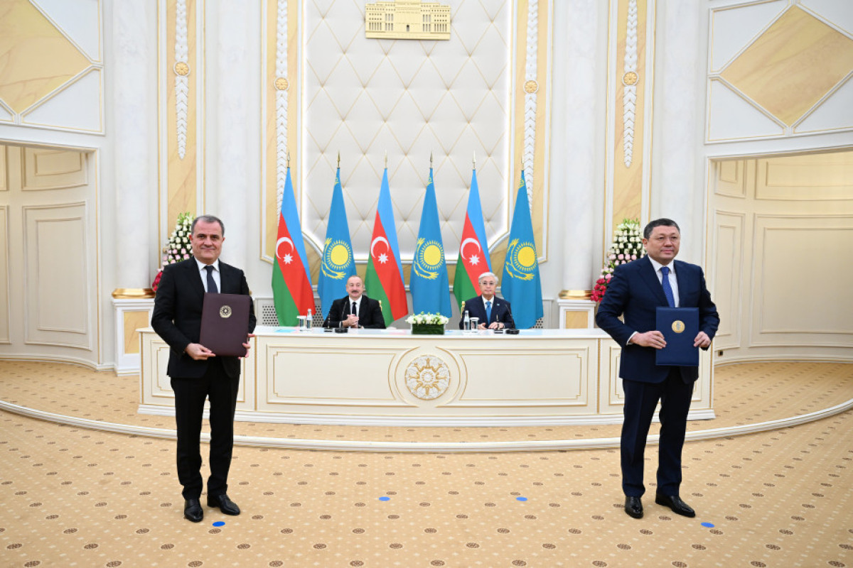 Азербайджан и Казахстан подписали ряд важных документов -ФОТО -ОБНОВЛЕНО 
