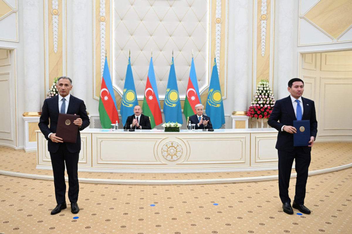 Азербайджан и Казахстан подписали ряд важных документов -ФОТО -ОБНОВЛЕНО 