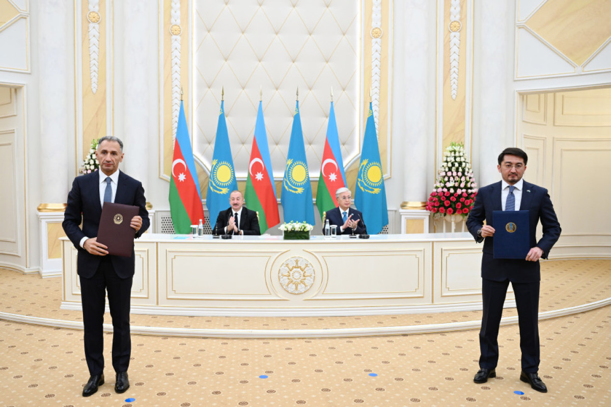 Азербайджан и Казахстан подписали ряд важных документов -ФОТО -ОБНОВЛЕНО 