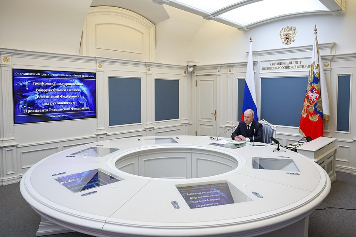 Путин наблюдал за тренировкой стратегических ядерных сил-ВИДЕО 
