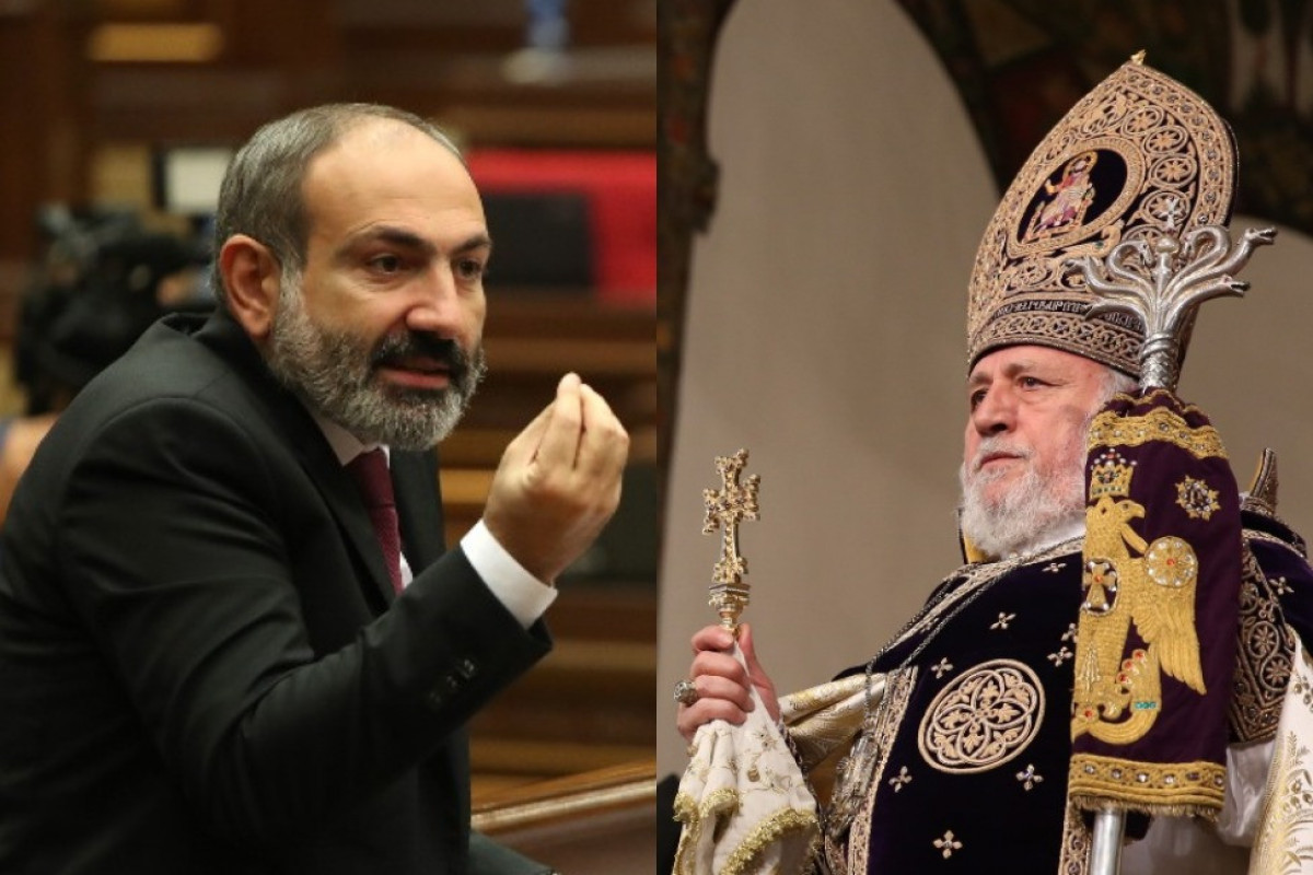 Пашинян обвинил главу Армянской церкви в попытке узурпации власти