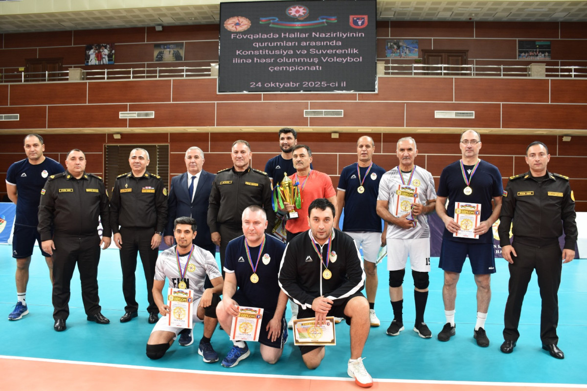 В МЧС Азербайджана подвели итоги волейбольного чемпионата-ФОТО 