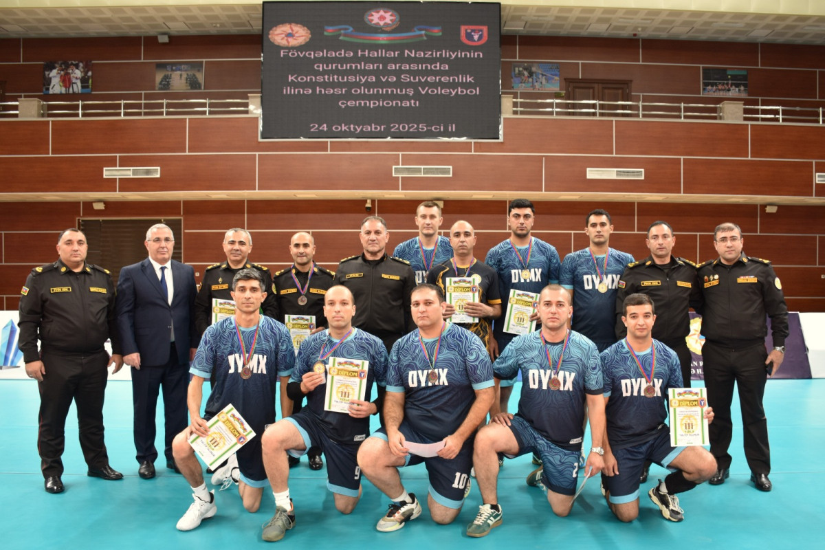 В МЧС Азербайджана подвели итоги волейбольного чемпионата-ФОТО 