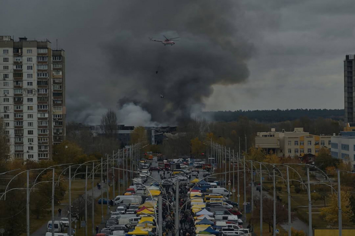 Киев массированно атаковали дроны, ранены 26 человек