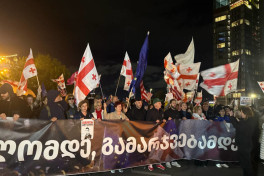 В Тбилиси проходит антиправительственная акция