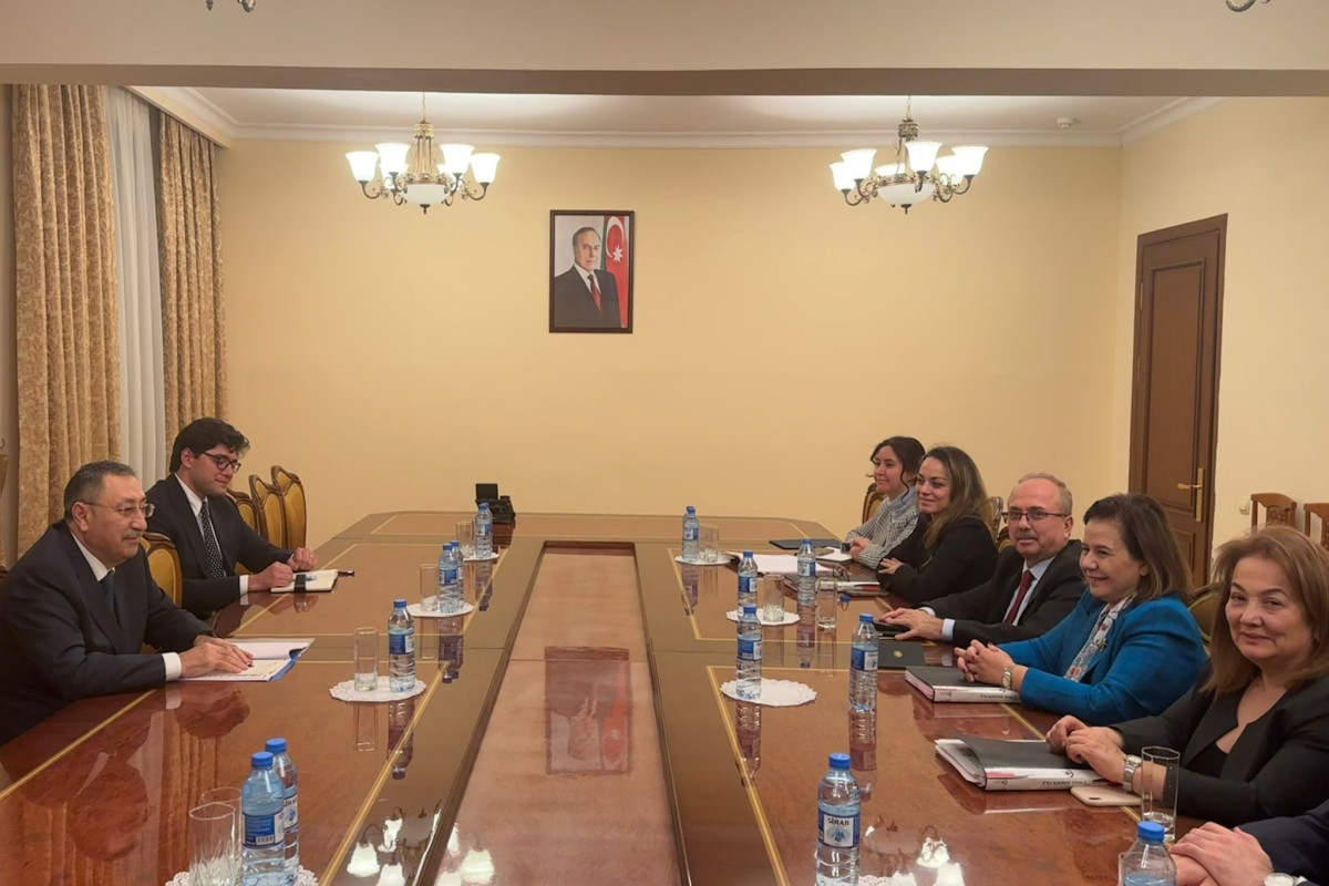 Замглавы МИД Турции встретилась с Хикметом Гаджиевым и Халафом Халафовым