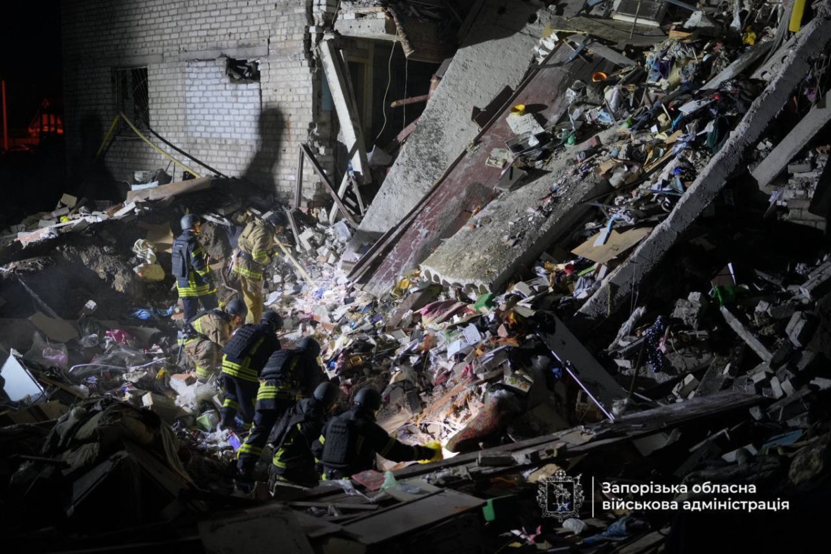 Россия ударила по общежитию в Запорожье: есть погибший, много пострадавших -ФОТО -ОБНОВЛЕНО 