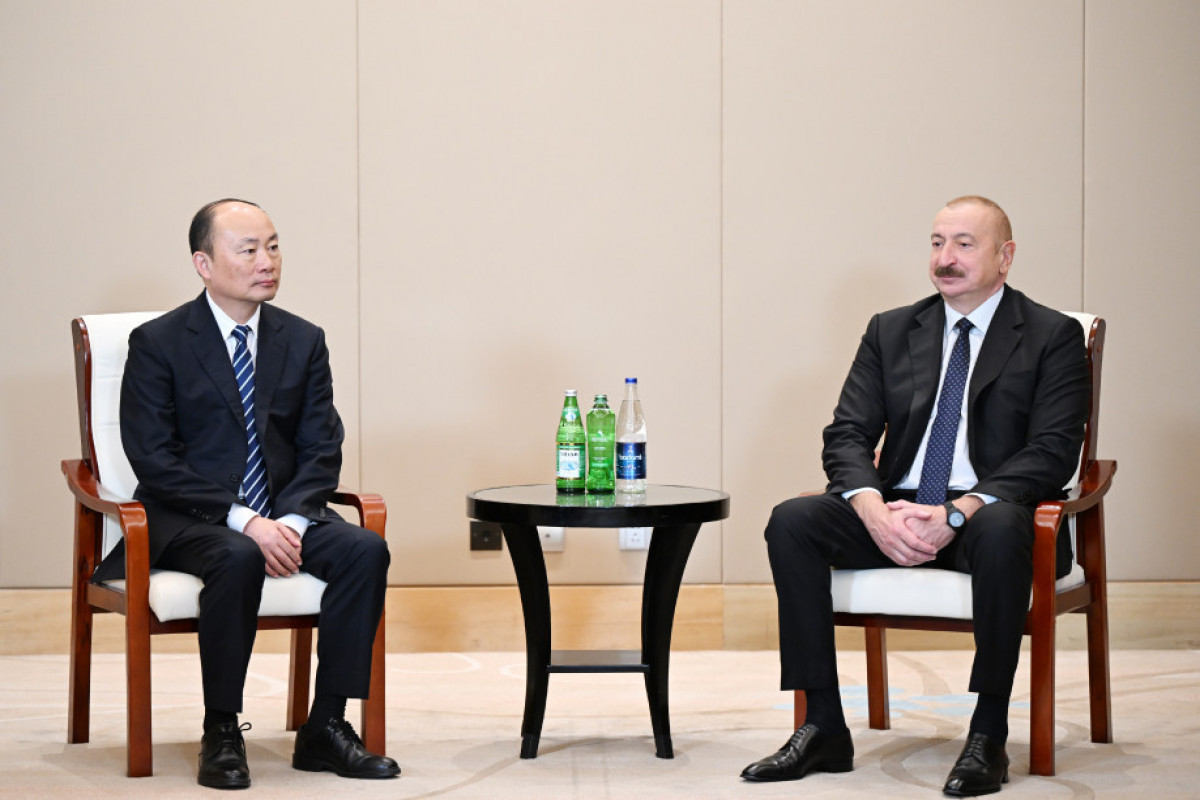 Алиев встретился с главой компании «China National Chemical Engineering»