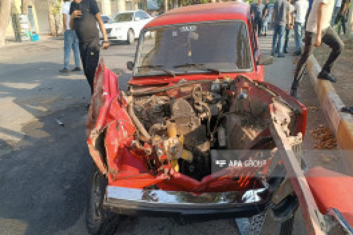 В Товузе столкнулись два автомобиля, есть пострадавшие-ФОТО 