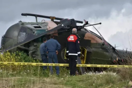 В Турции разбился учебный вертолет