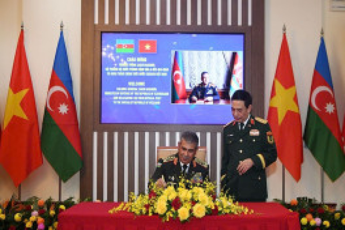Азербайджан и Вьетнам подписали меморандум о военном сотрудничестве-ФОТО 