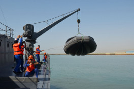 ВМС Азербайджана провели корабельные боевые учения-ВИДЕО 