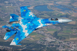 В Запорожской области разбился Су-27 Воздушных сил Украины, летчик погиб-ФОТО 