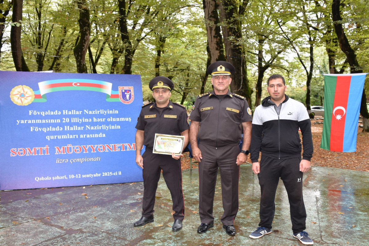Юбилей МЧС: в Габале прошел чемпионат по спортивному ориентированию-ФОТО 