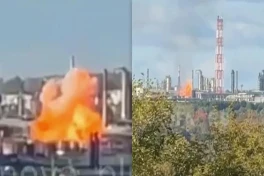 Украинская армия сбила БПЛА российский нефтеперерабатывающий завод