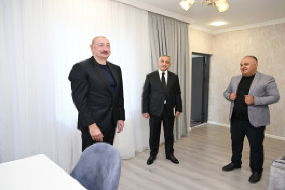 Президент Ильхам Алиев посетил село Шушакенд Ходжалинского района